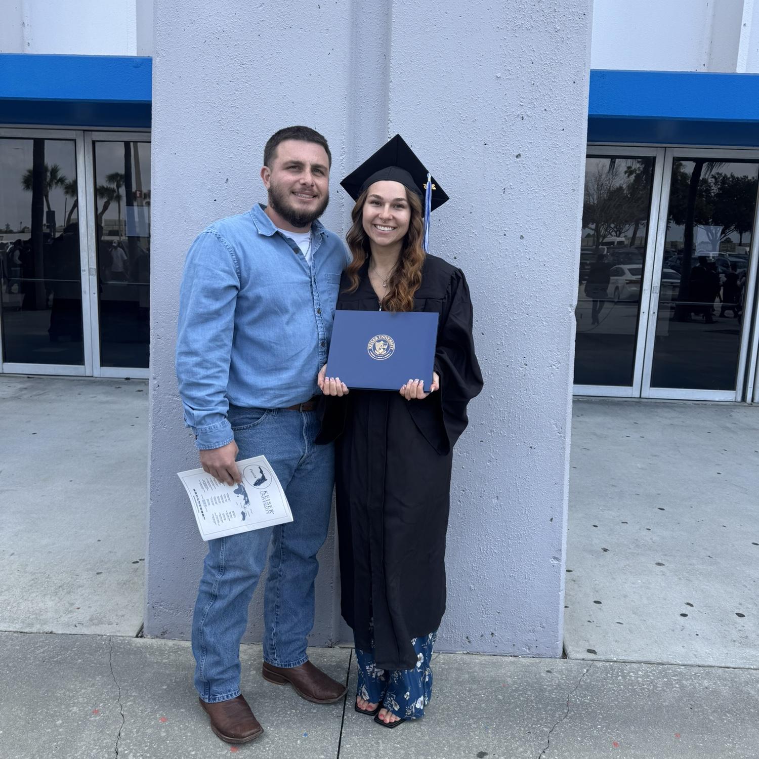 graduating with my bachelors 2025