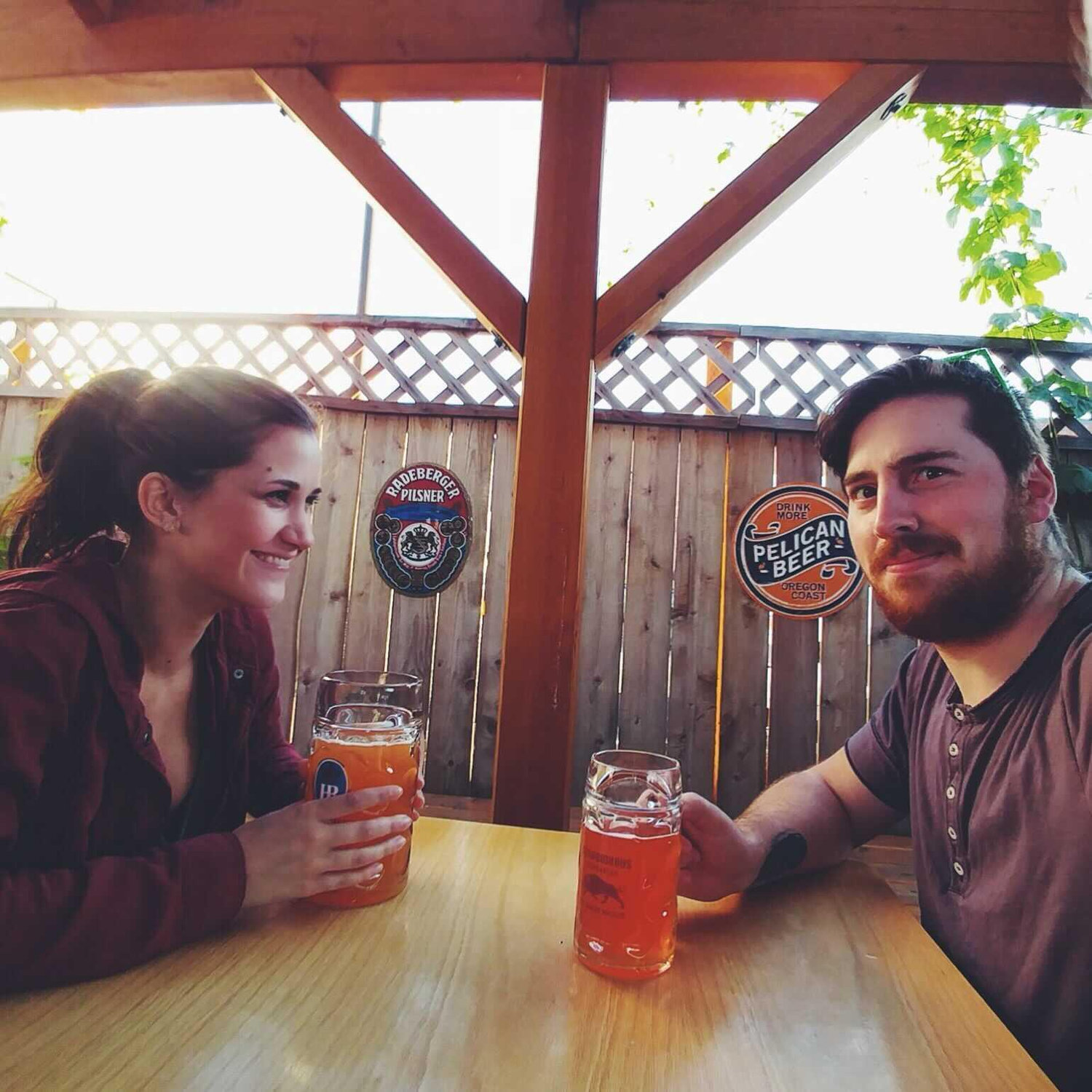 One of our first dates in Bellingham