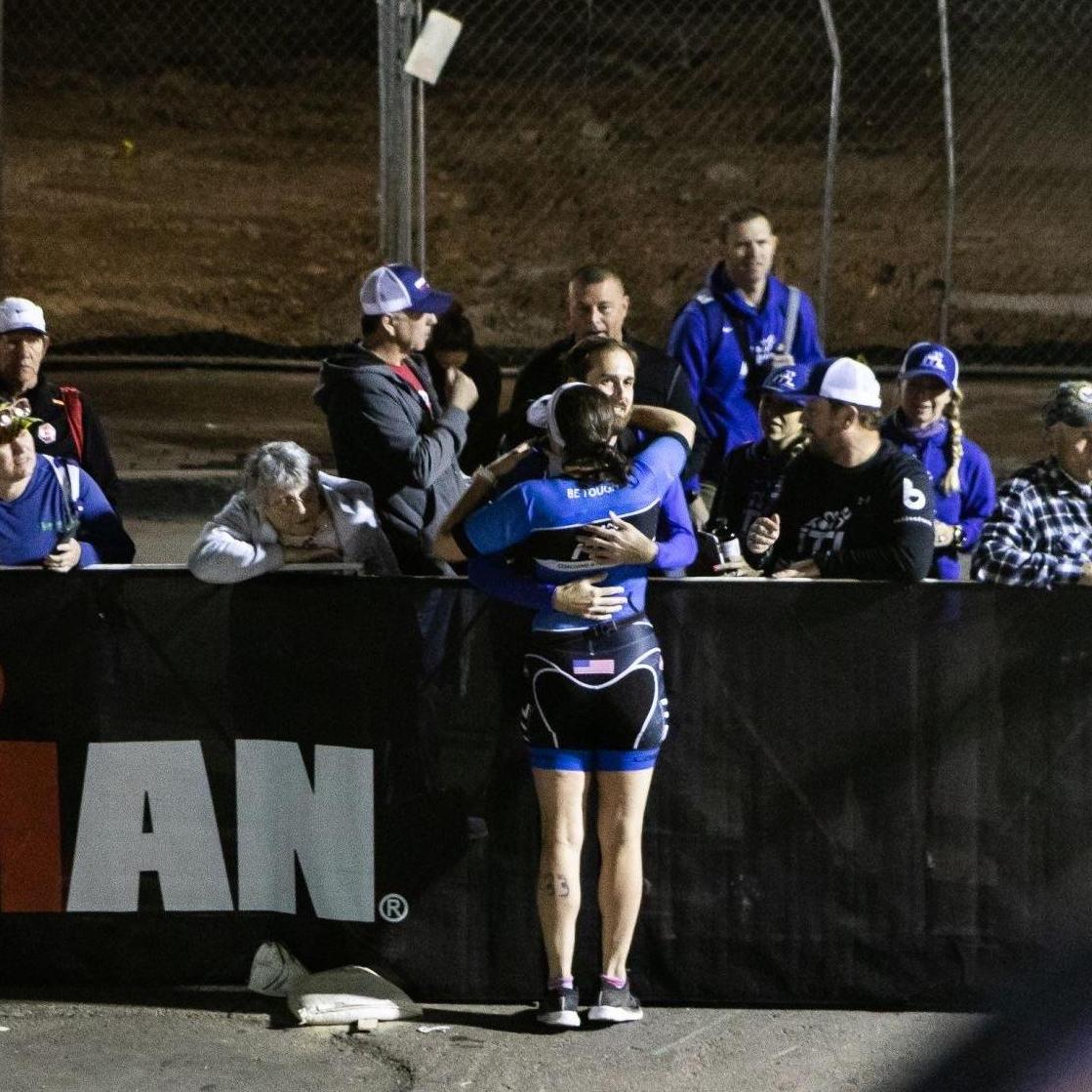 Finish line of Ironman Arizona in Tempe, AZ - November 2019