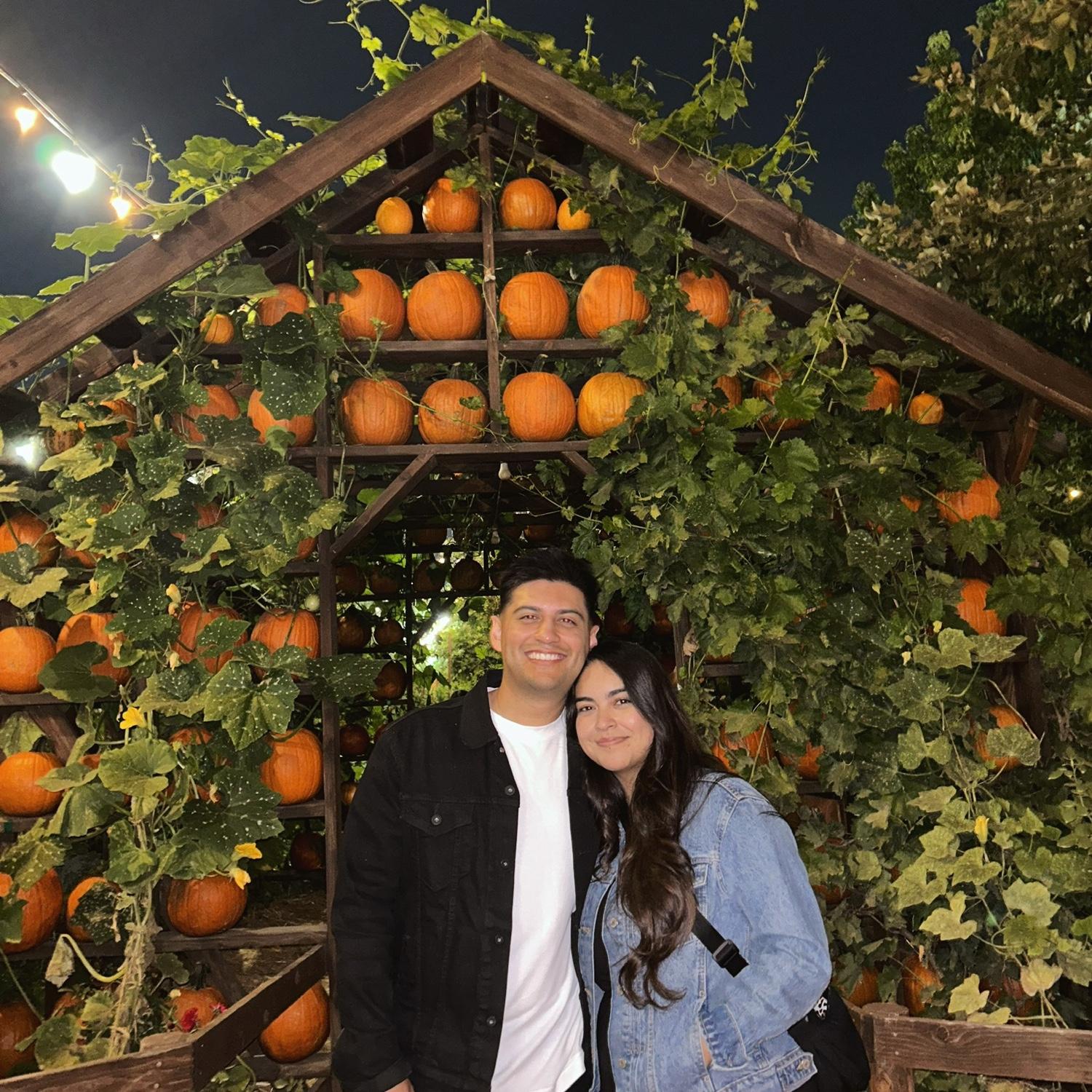 September 2023. Went to the pumpkin patch with Bethany!!