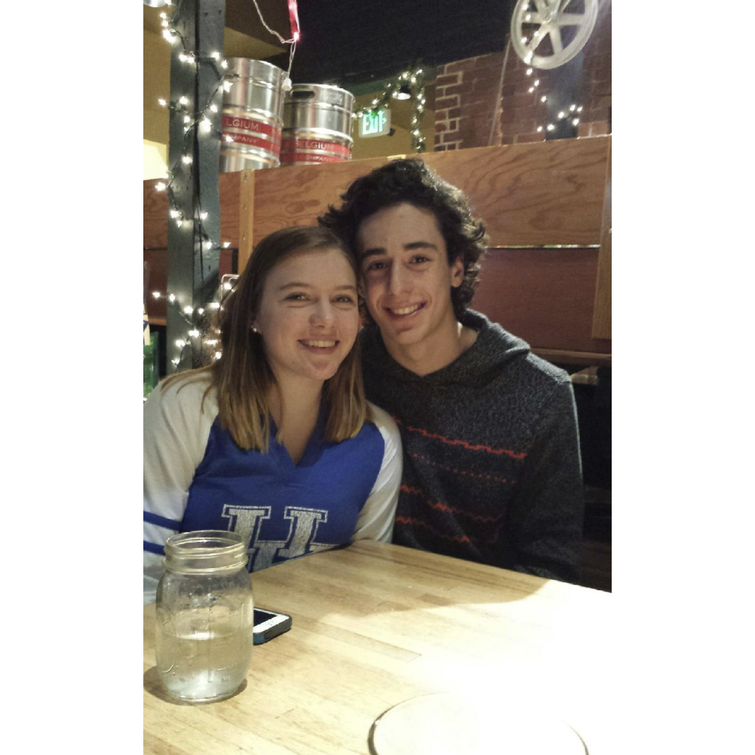 One of the first photos of us - 2014