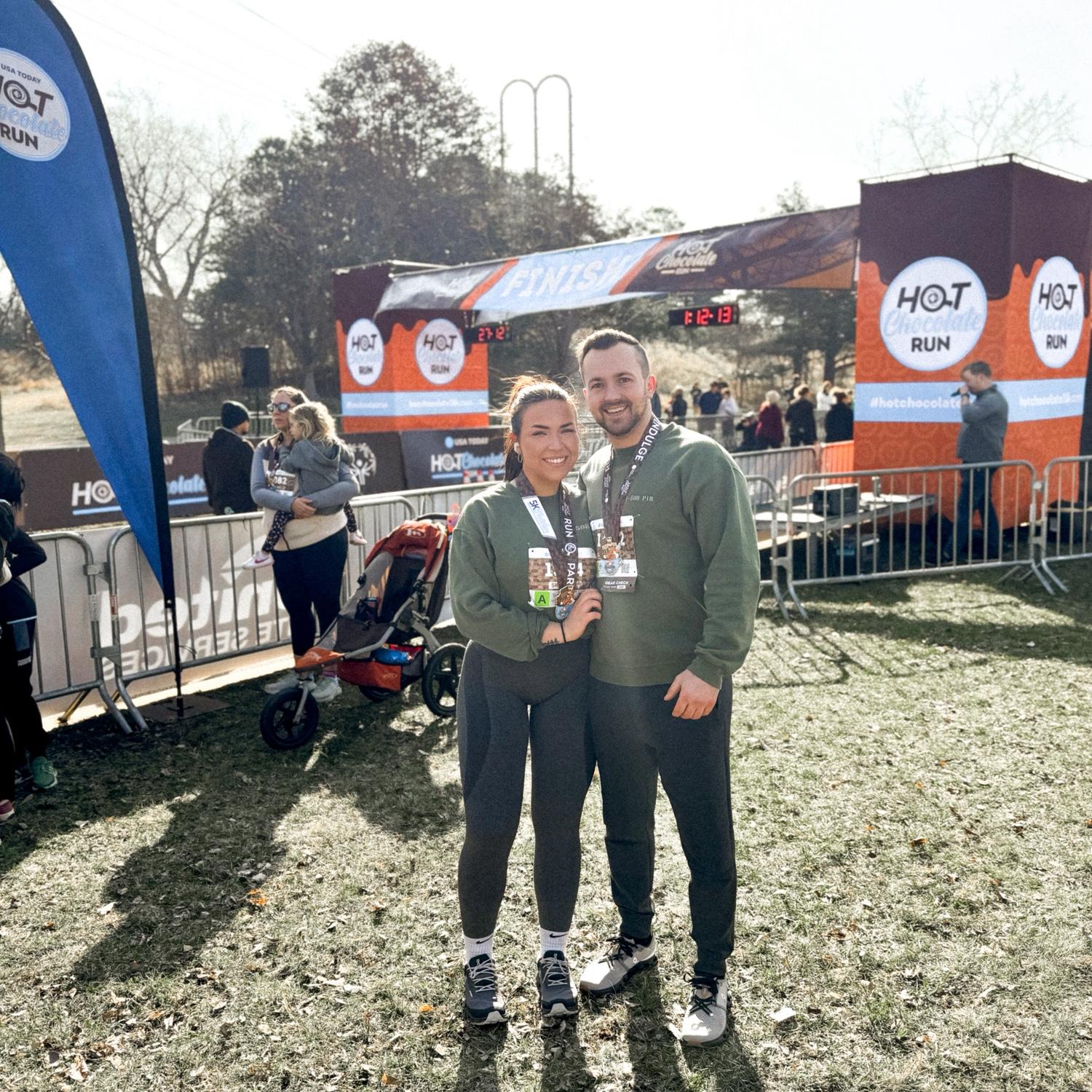 Another year running the Hot Chocolate 5k!!