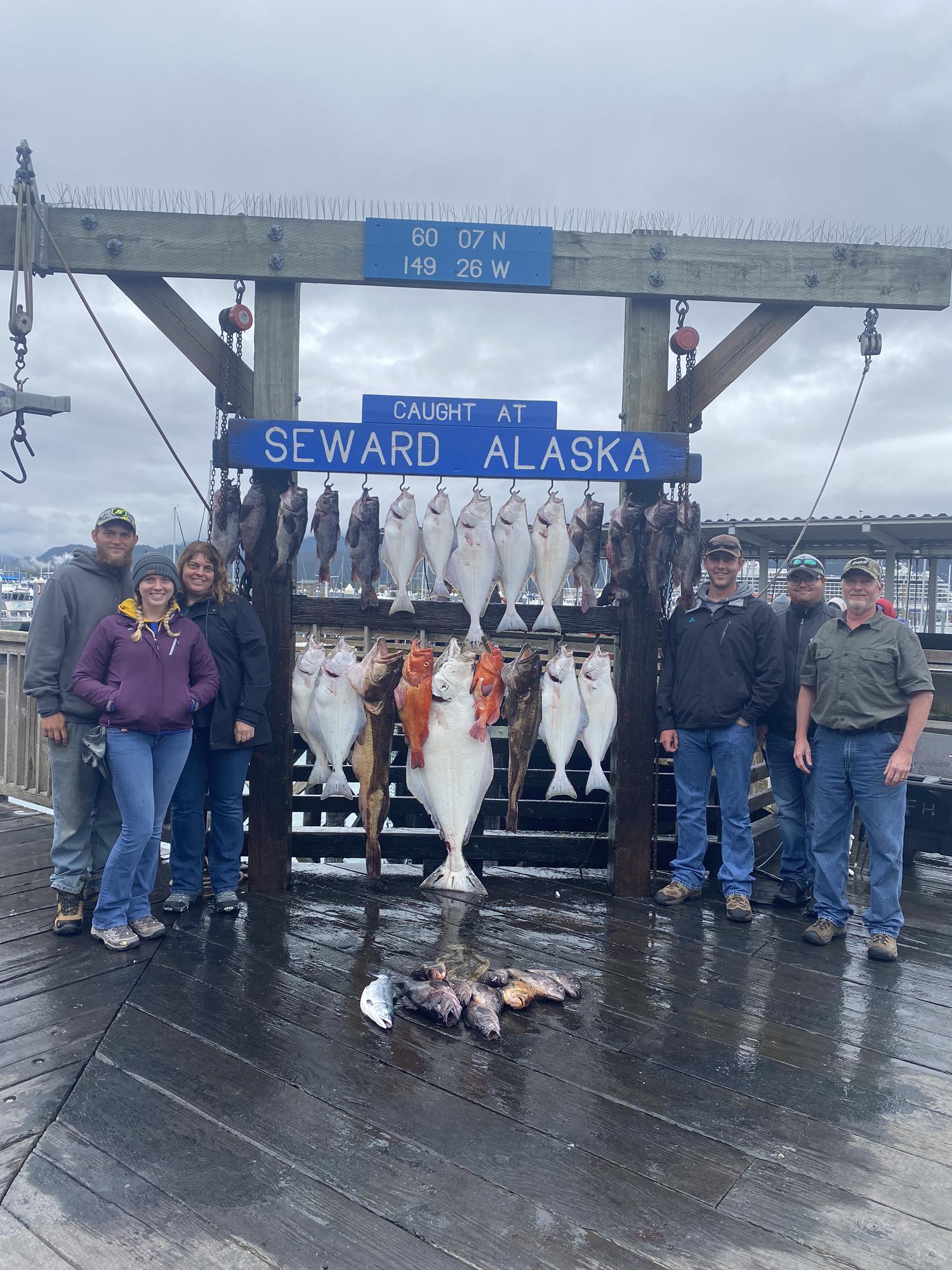 Alaska fishing trip with Brianna’s family on July 12, 2022