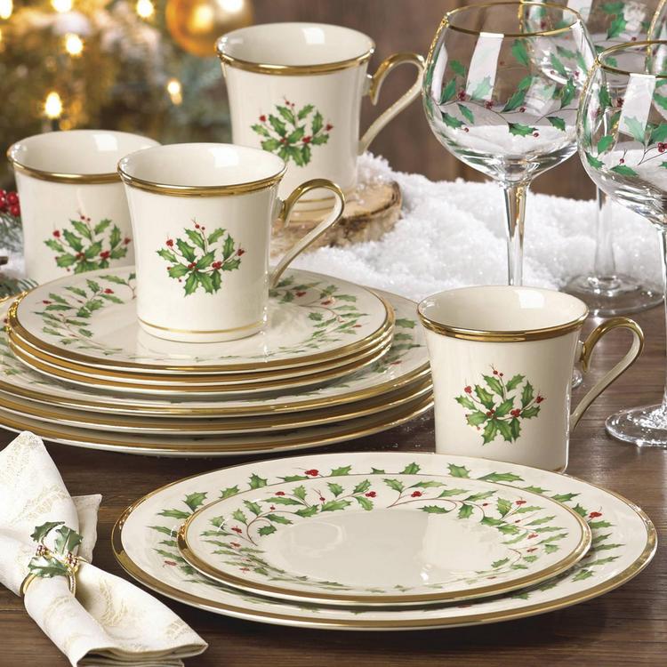 Lenox, Holiday 12-piece Dinnerware Set, Service for 4 | Zola