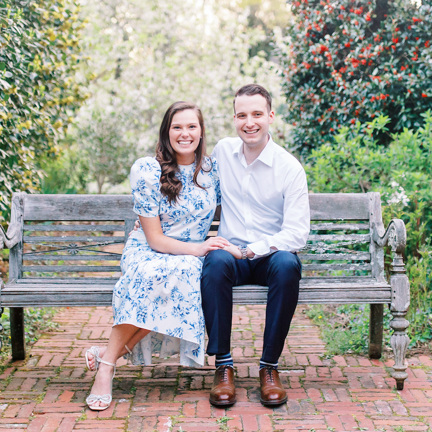 taking engagement photos