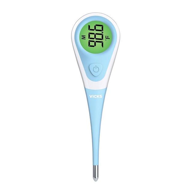 Vicks ComfortFlex Digital Thermometer – Accurate, Color Coded Reading in 8 Seconds – Digital Thermometer for Oral, Rectal or Under Arm Use