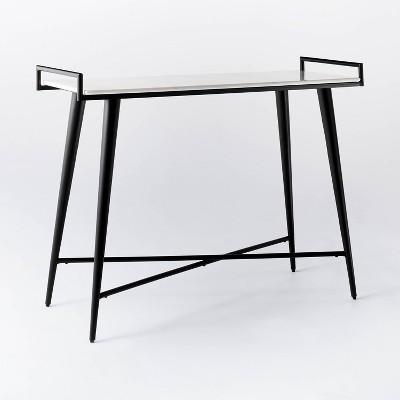 Pleasant Grove Marble Top Console with Metal Base White - Threshold™ designed with Studio McGee