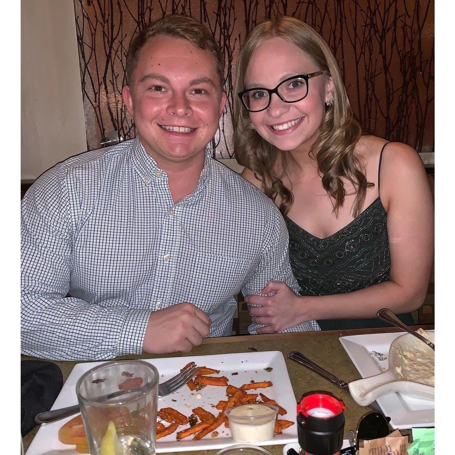 Dinner before Julie's formal!!
