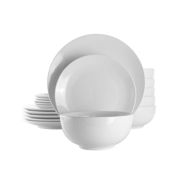 Elama Luna Dinnerware Set of 18 Pieces