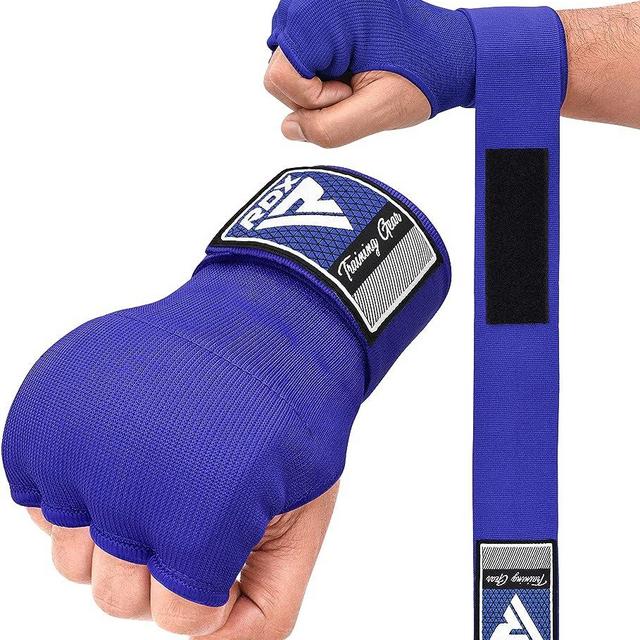 RDX Gel Boxing Hand Wraps Inner Gloves Men Women, Quick 75cm Long Wrist Straps, Elasticated Padded Fist Under Mitts Protection, Muay Thai MMA Kickboxing Martial Arts Punching Training Bandages