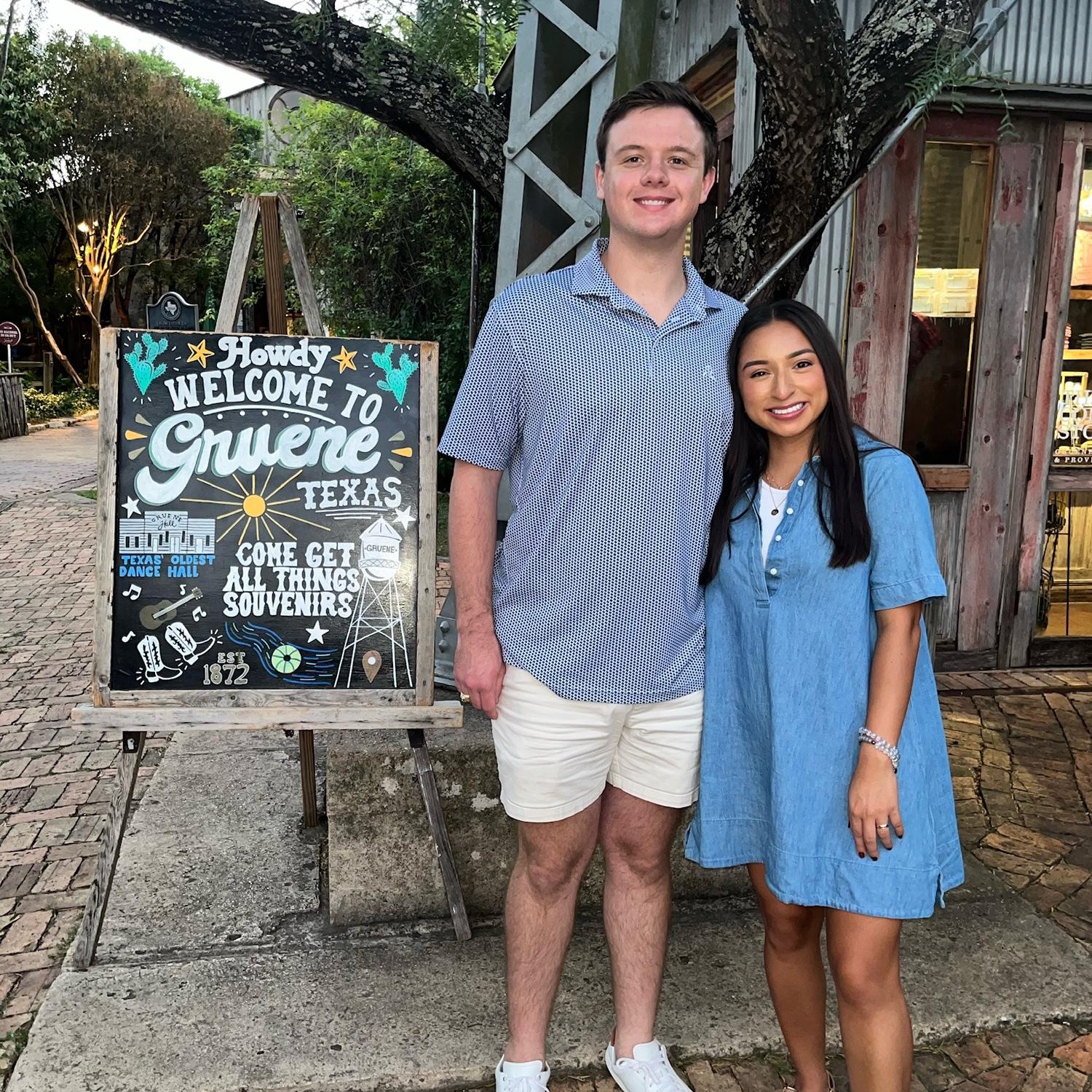 Our first trip together, to float the river with friends. We visited Gruene and had a delicious dinner at the Gristmill.