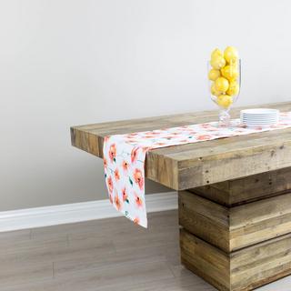 Pink Poppies Table Runner