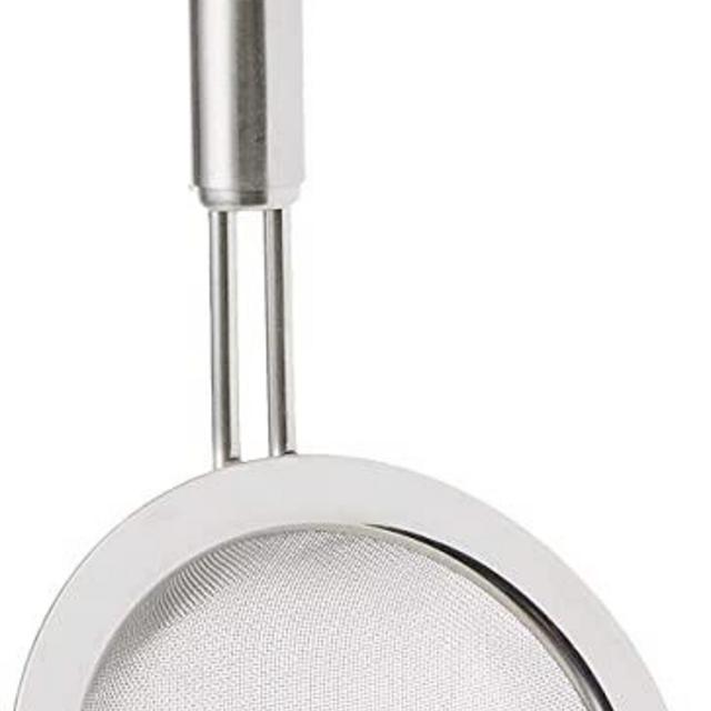Rösle Stainless Steel Fine Mesh Tea Strainer, Round Handle, 3.2-inch