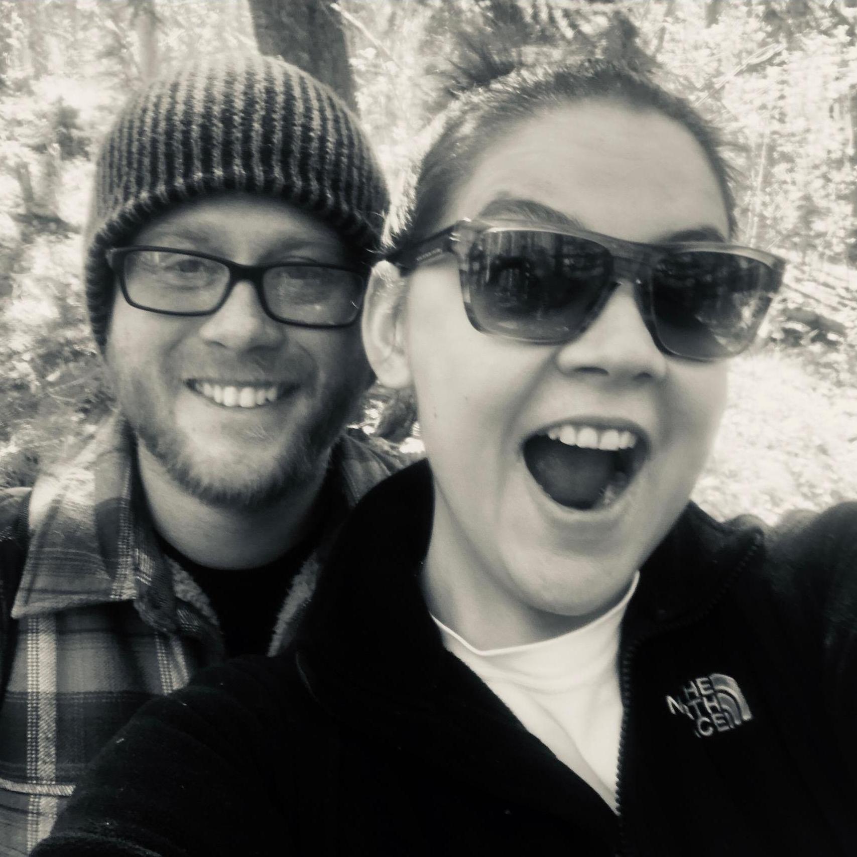 Hiking in Santa Fe, 2017.