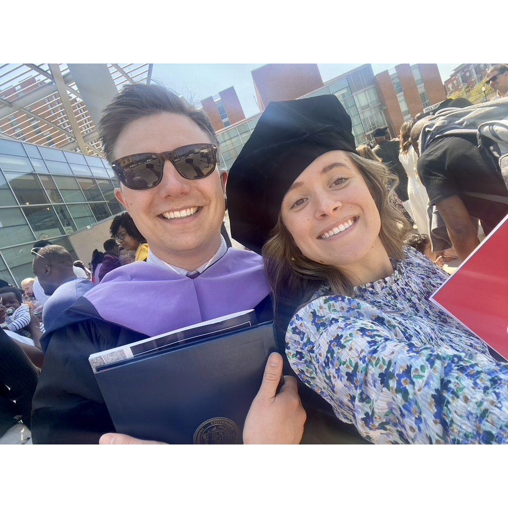 Stevie graduating from residency in Chicago!