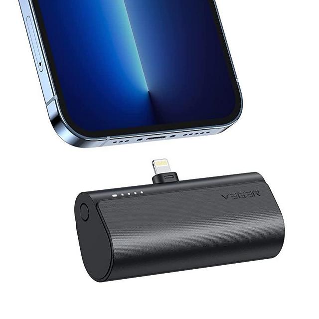 VEGER Small Portable Charger 5000mAh Ultra-Compact 20W PD Fast Charging Power Bank Cordless Portable External Battery Pack Charger for iPhone 13, 12, 11, 8, 7, XR, XS Max, Pro Max, AirPods