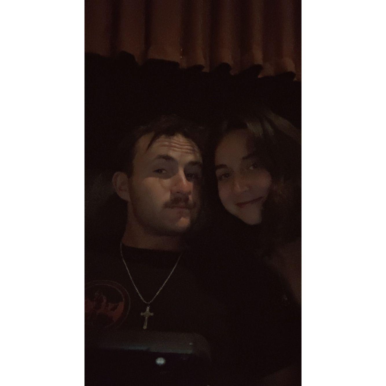 One of many movie theater experiences.