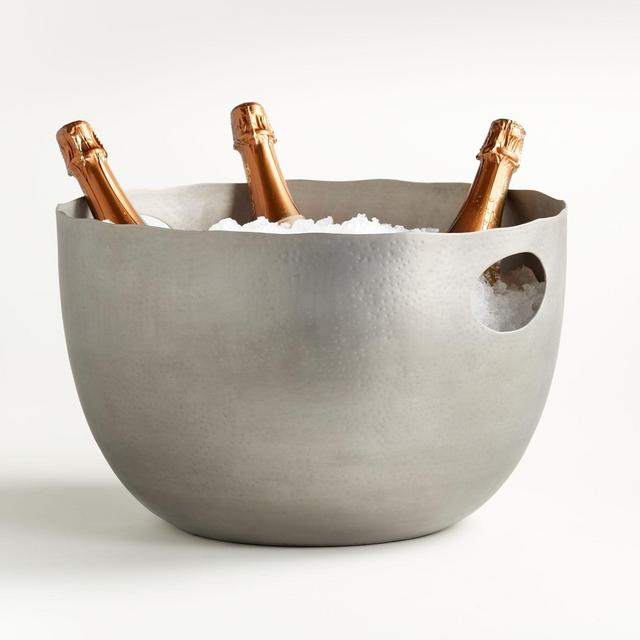 Blake Brushed Silver Beverage Tub