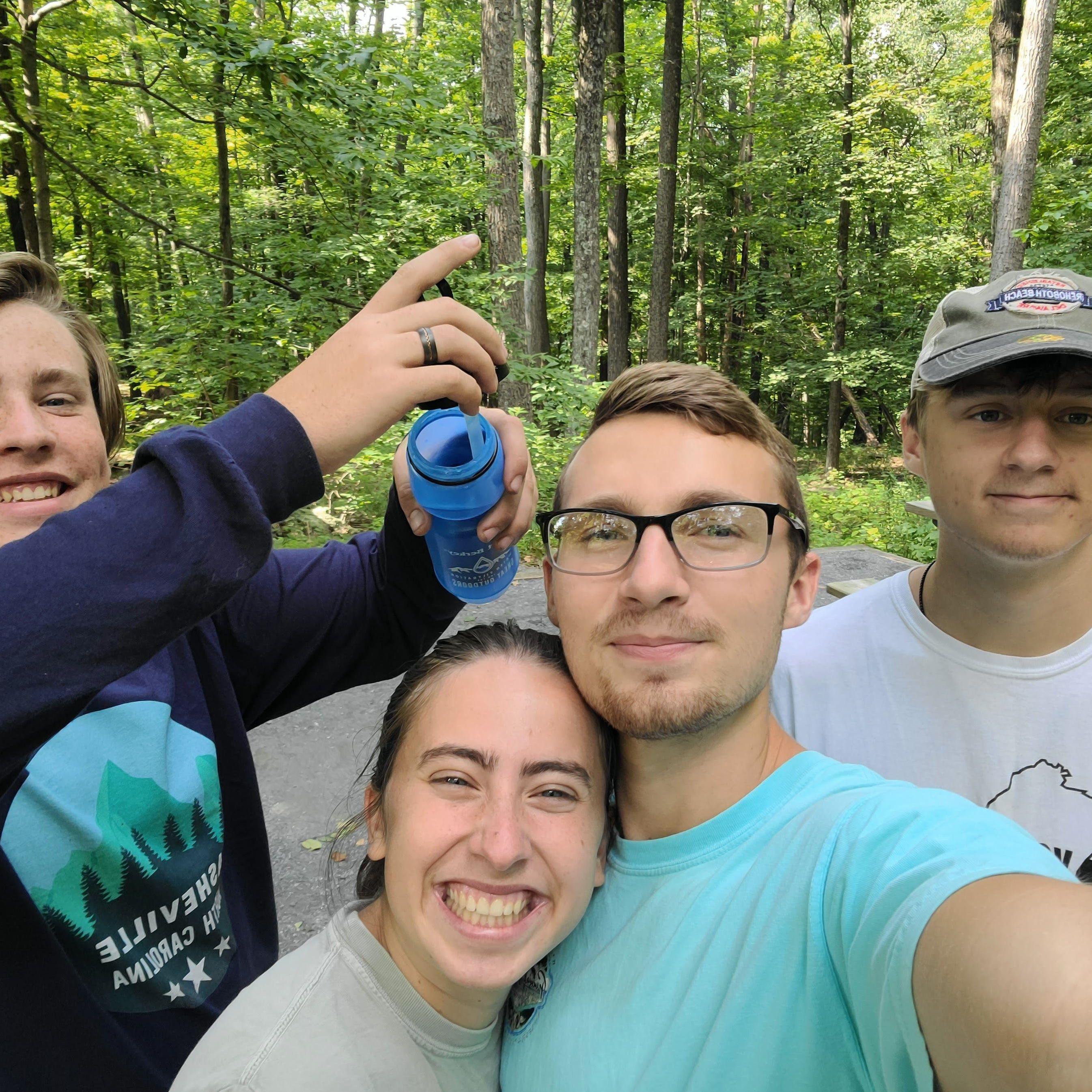 Camping trip with both of our younger brothers, Caleb and Ayden