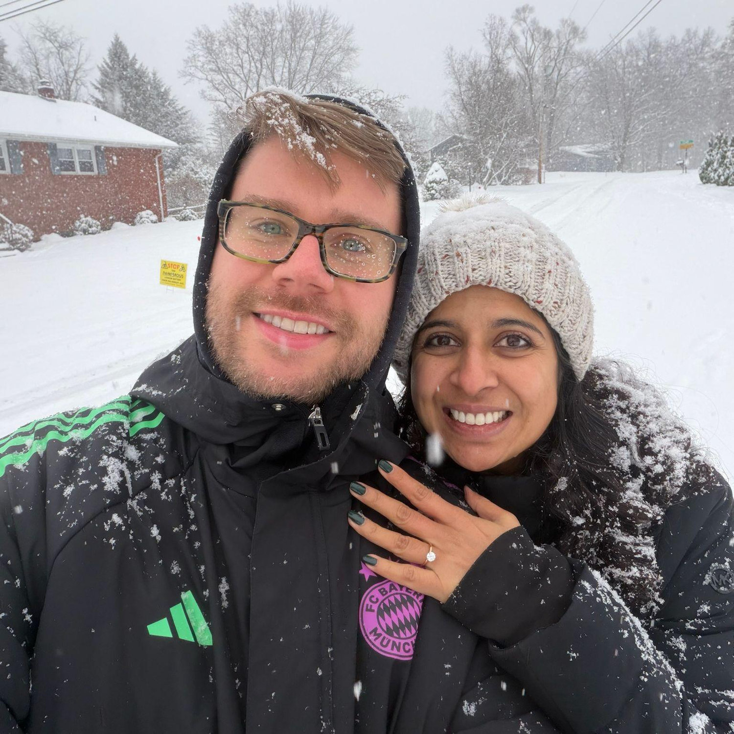 First picture as an engaged couple!