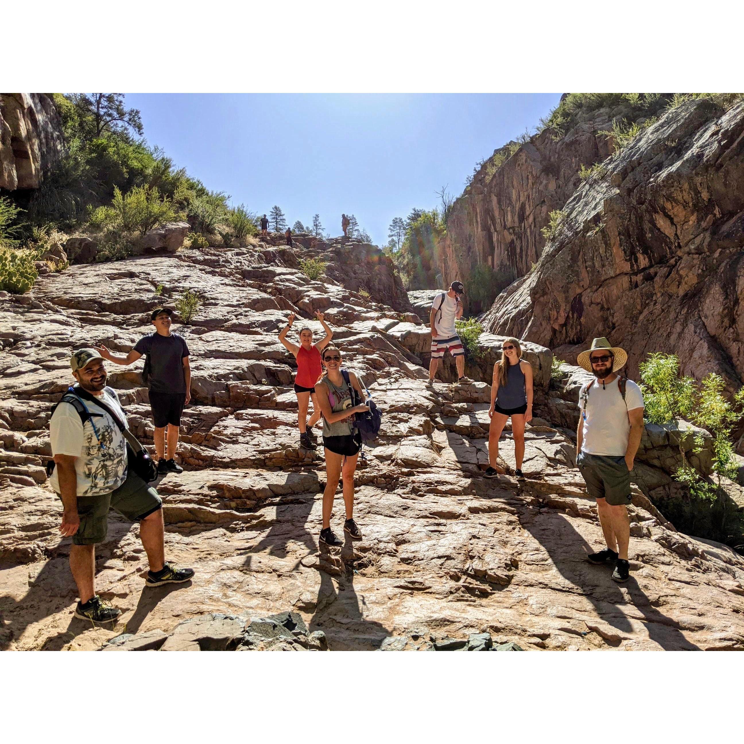 Hiking with friends