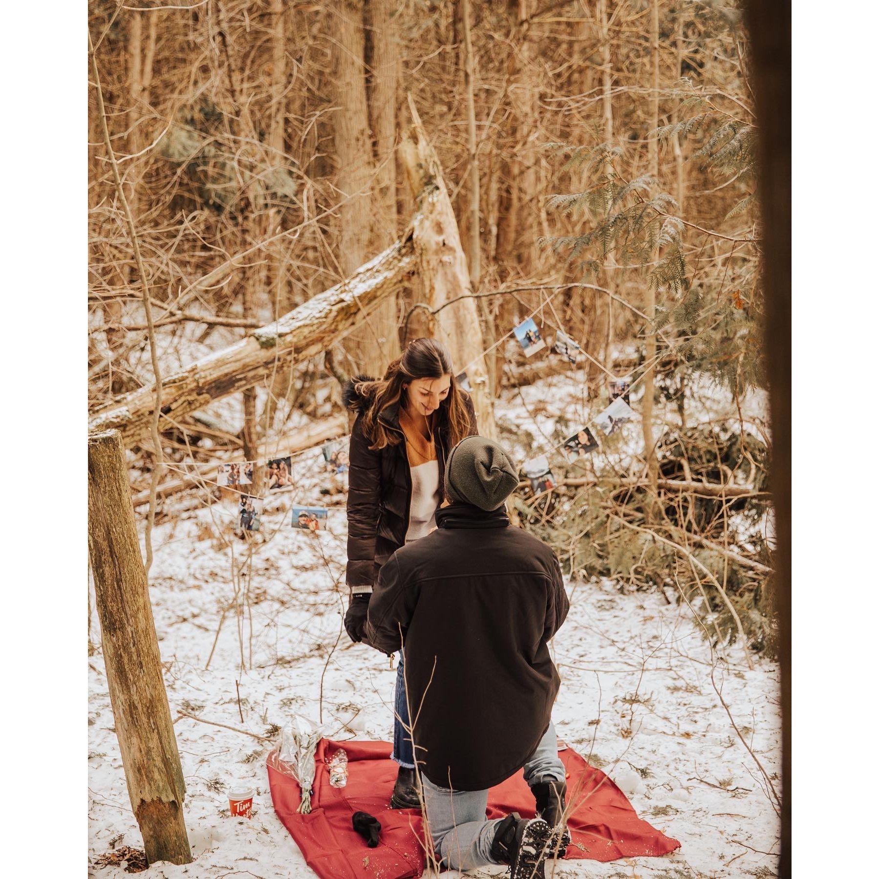 January 10, 2023 - She said Yes!