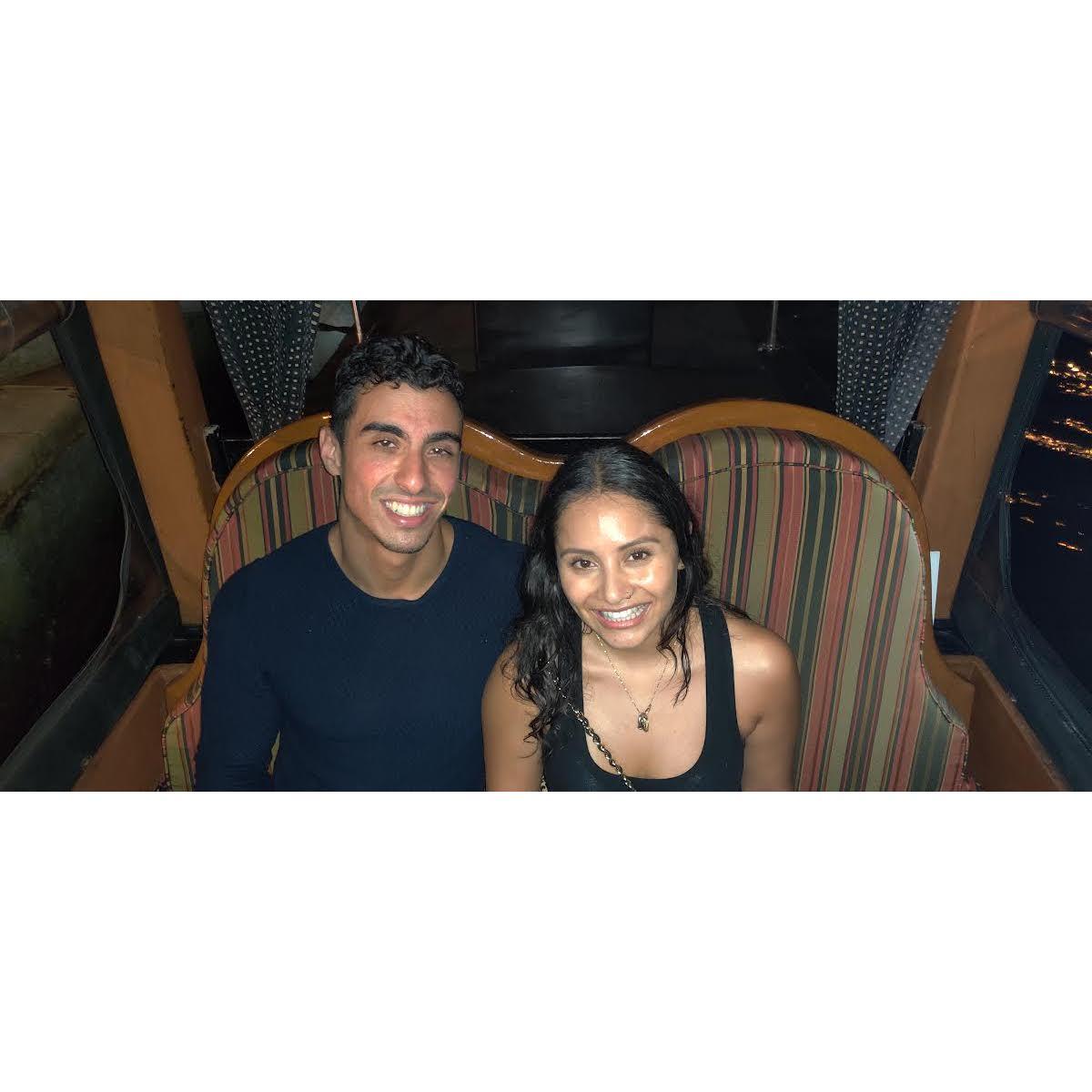 Our first gondola ride... Also happens to be our first picture together
6.13.20