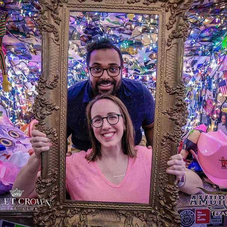 We found this super fun traveling photo booth in Austin! If you are in Austin, check out East 6th Street and look for this crazy photo opp!