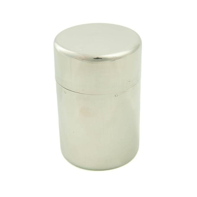 Matcha Tea Canister- Airtight Double Lids Spices Storage Seal Stainless Steel - Tea Bags - Ground and Bean Coffee - Matcha Powder - Tin Canister Can 400 ml