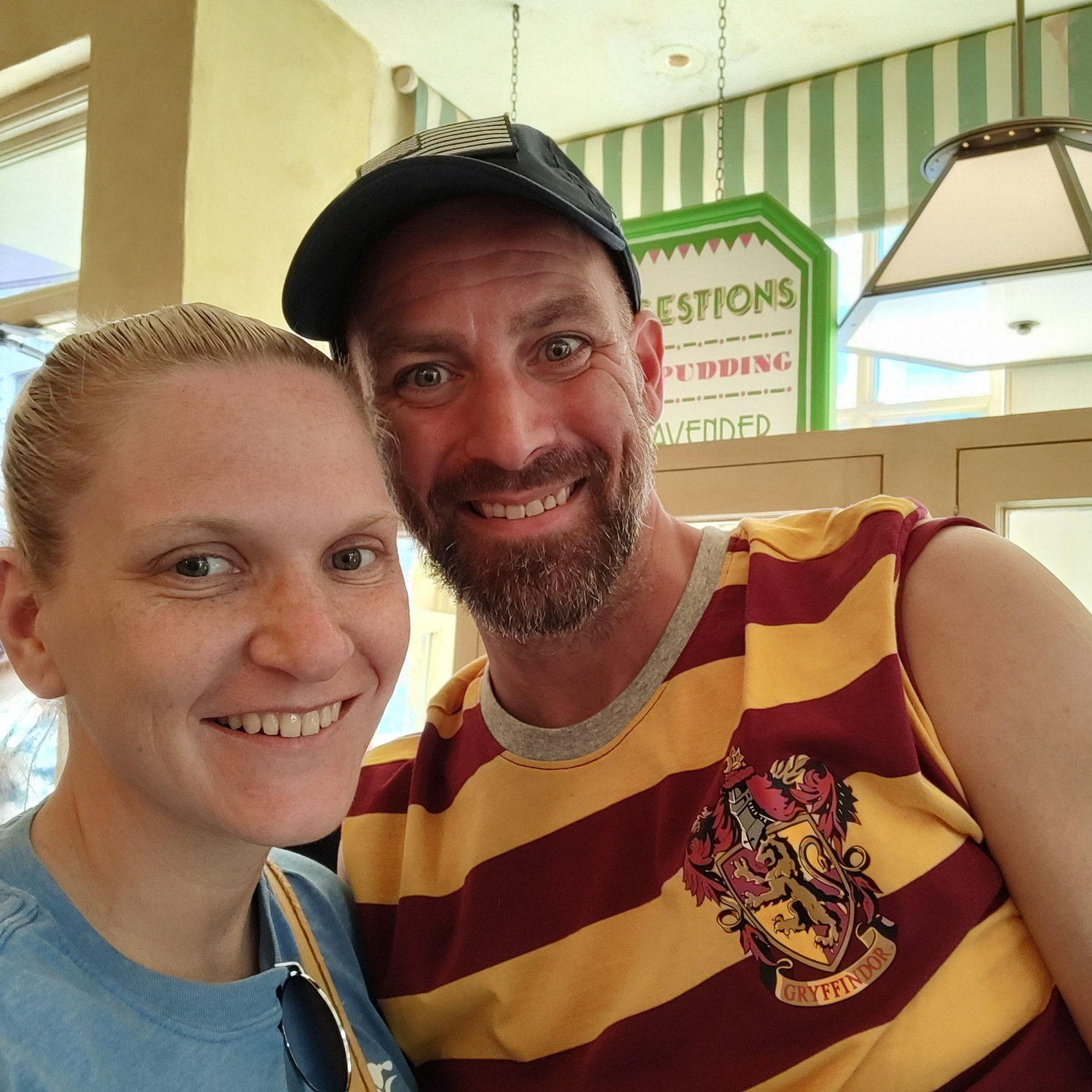 my first time trying some ice cream at Wizarding World of Harry Potter! I am a fan of the banana and pistachio flavors!