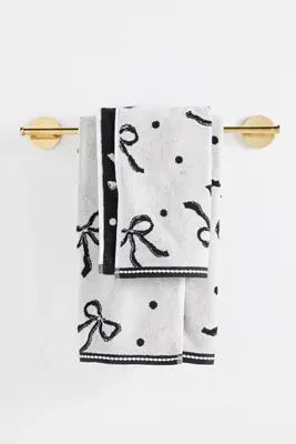 Bow Icon Cotton Bath Towel