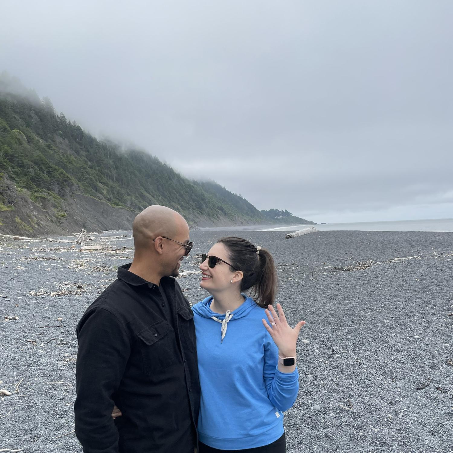 Engagement trip to the Lost Coast