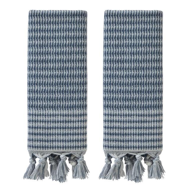 2pc Longborough Hand Towel Set Blue - SKL Home
