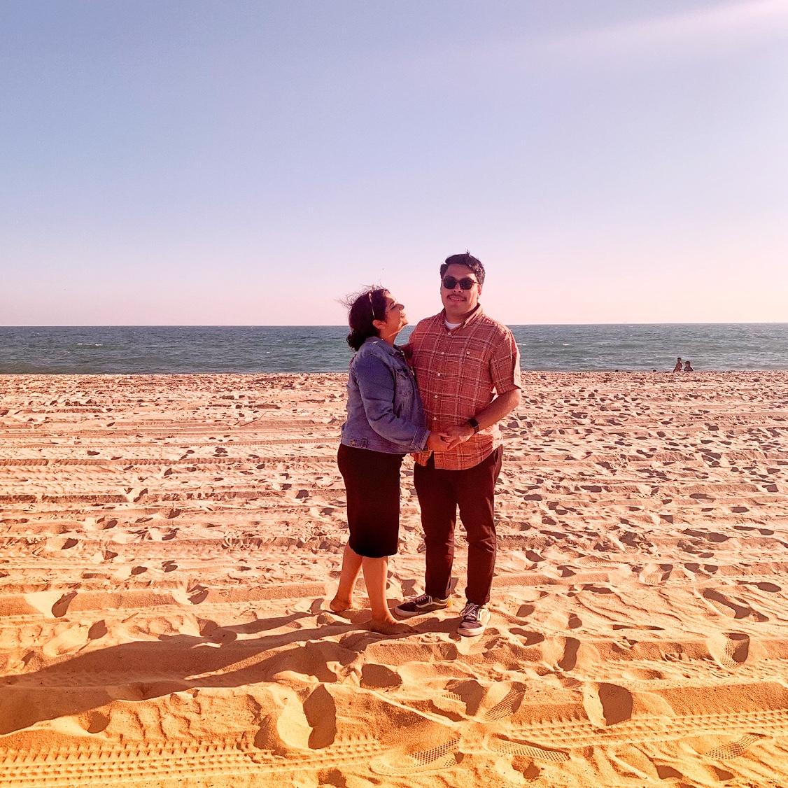 First time at the beach