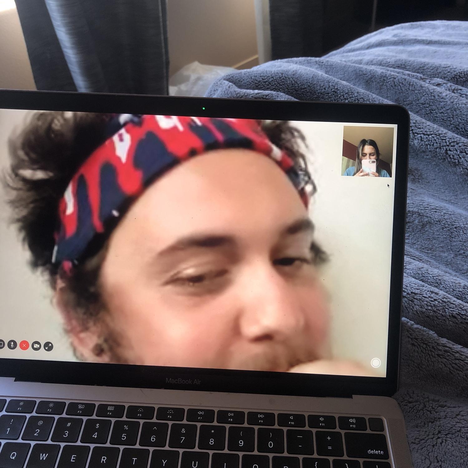 Our first “date”…. Just happened to last 14 days where we were both quarantined