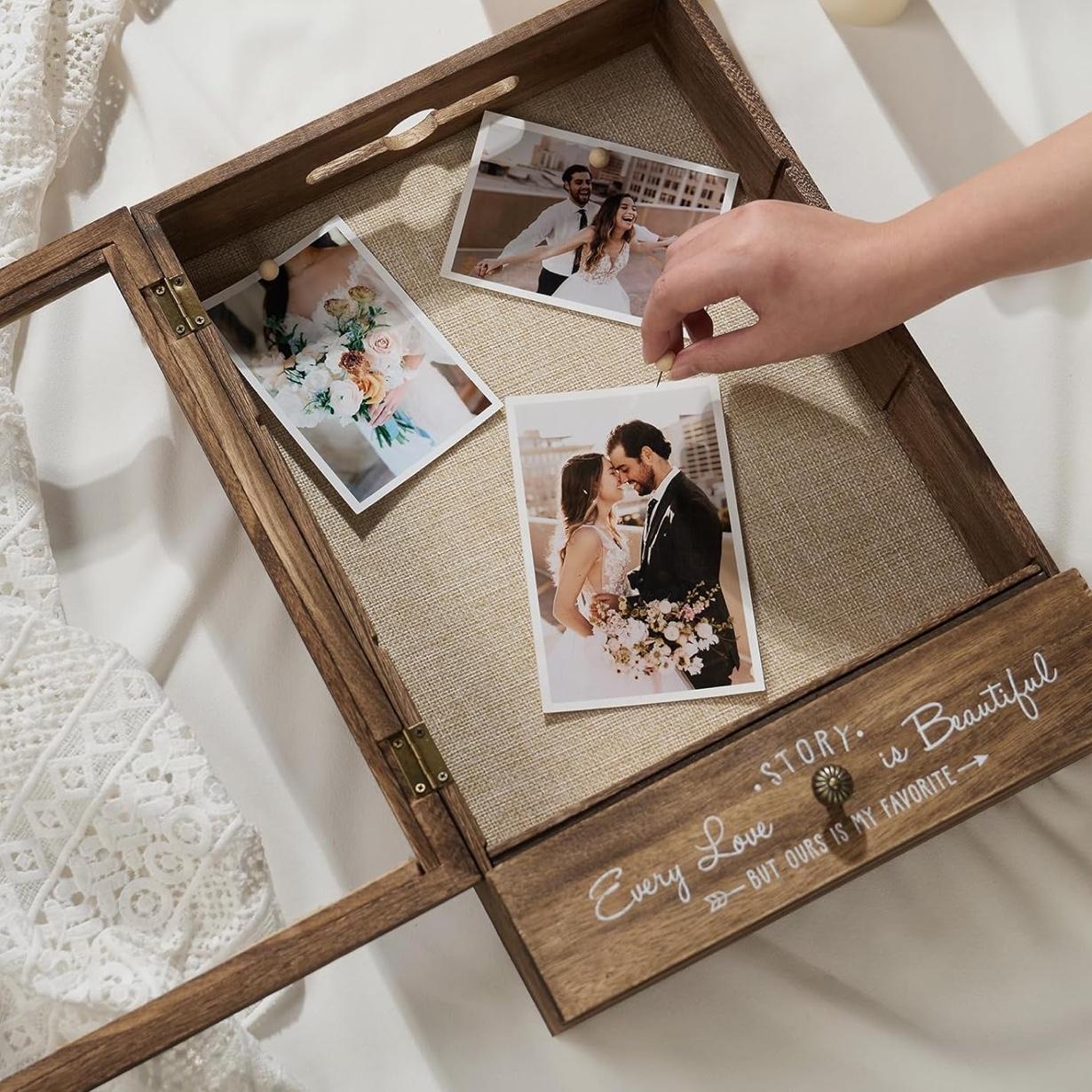 Large Shadow Memory Box - Brown