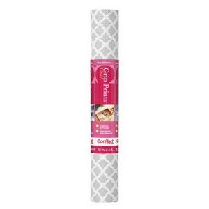 Con-Tact Brand® Grip Prints™ Non-Adhesive Shelf Liner- Talisman Glacier Gray (18''x 4')