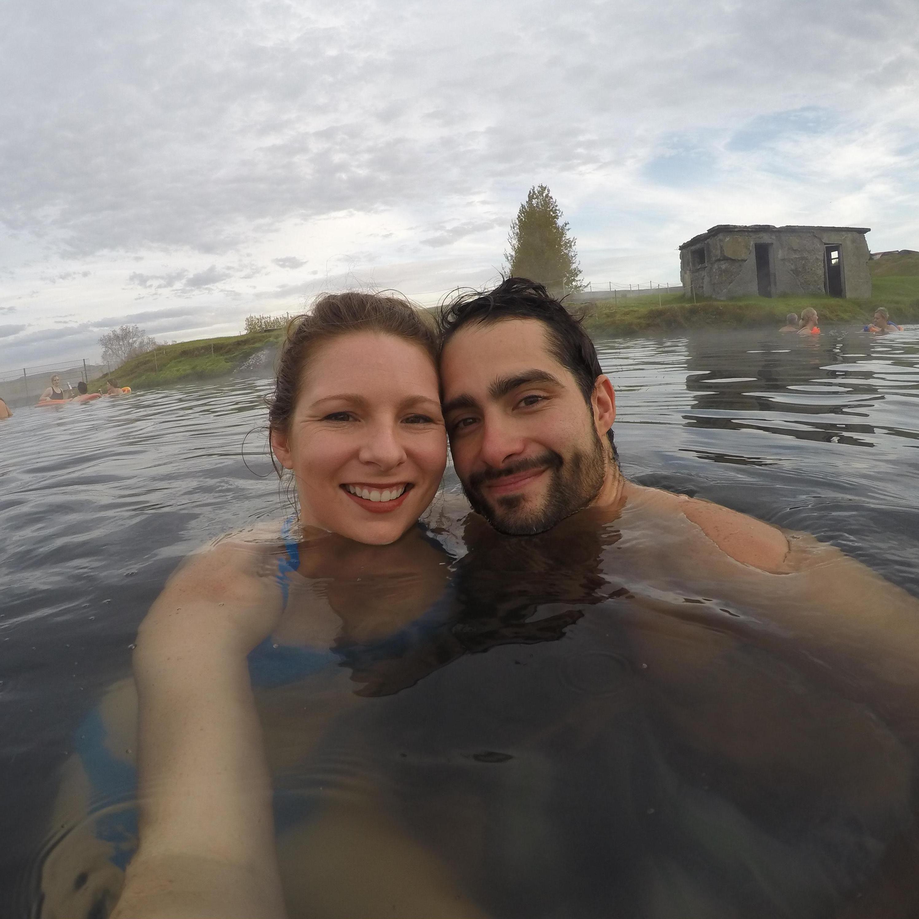 Hot springs in Iceland.