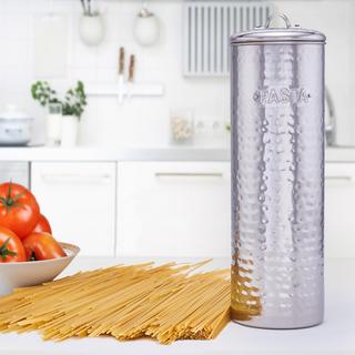 Hammered Pasta Canister