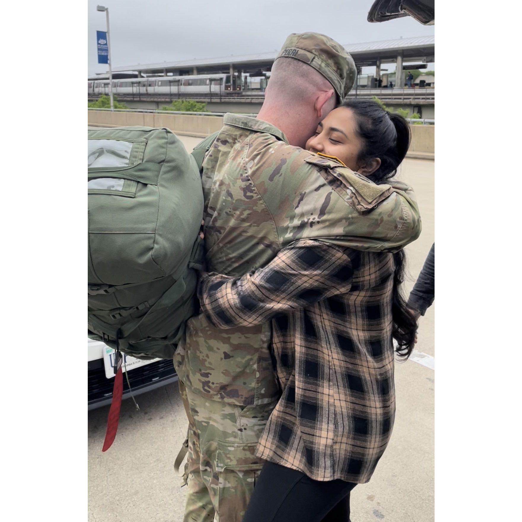 Christopher left for deployment on May 4, 2022.