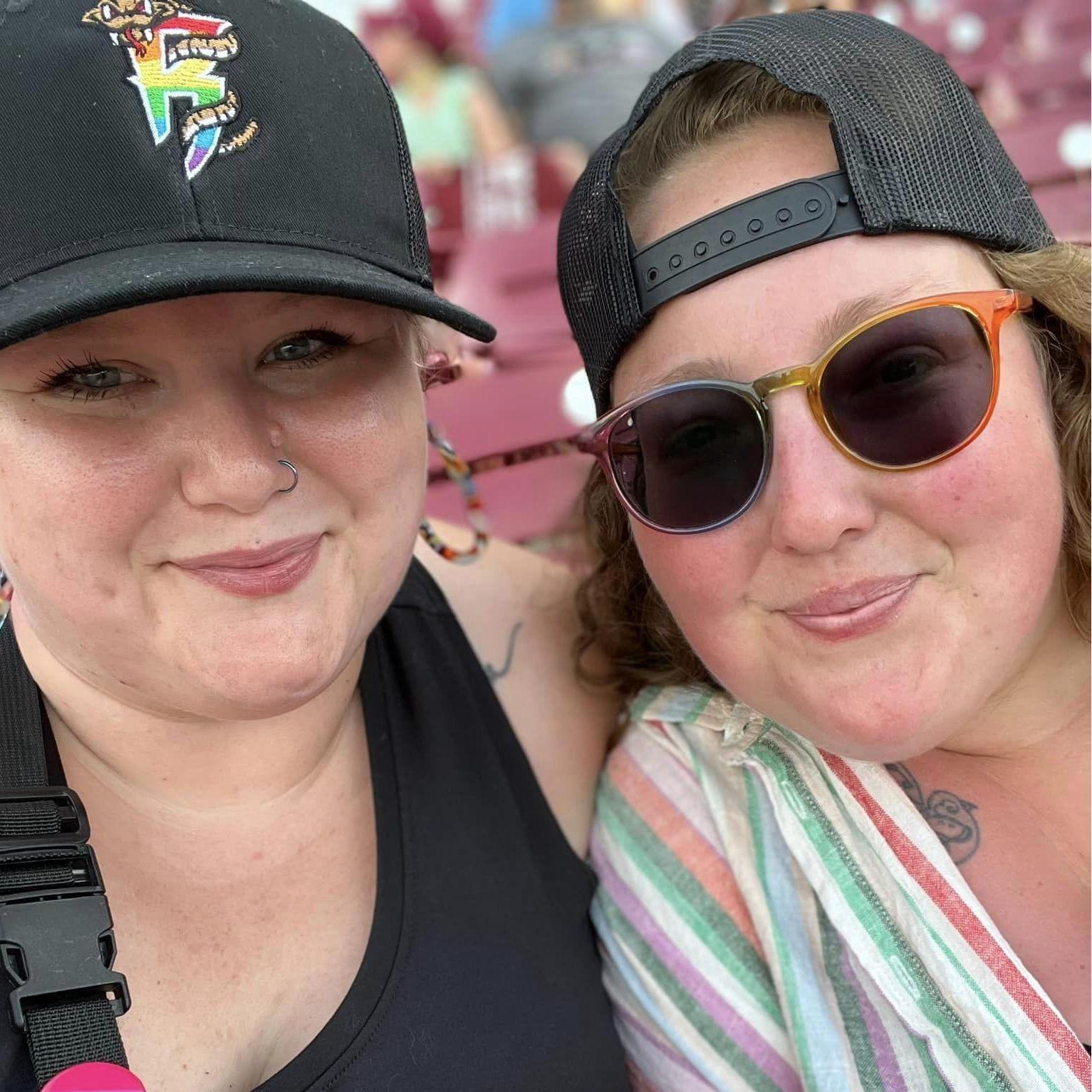 Pride Night at the Timber Rattlers baseball game in Appleton, WI.