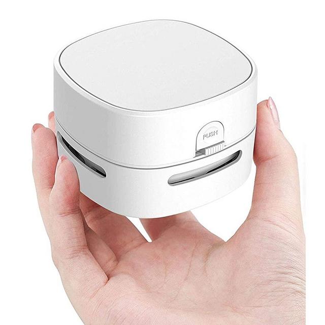 Portable Mini Vacuum Cleaner, Handheld Table Dust Sweeper Energy Saving, Desktop Crumb Sweeper for Keyboard/Home/School/Office(no Battery Included)
