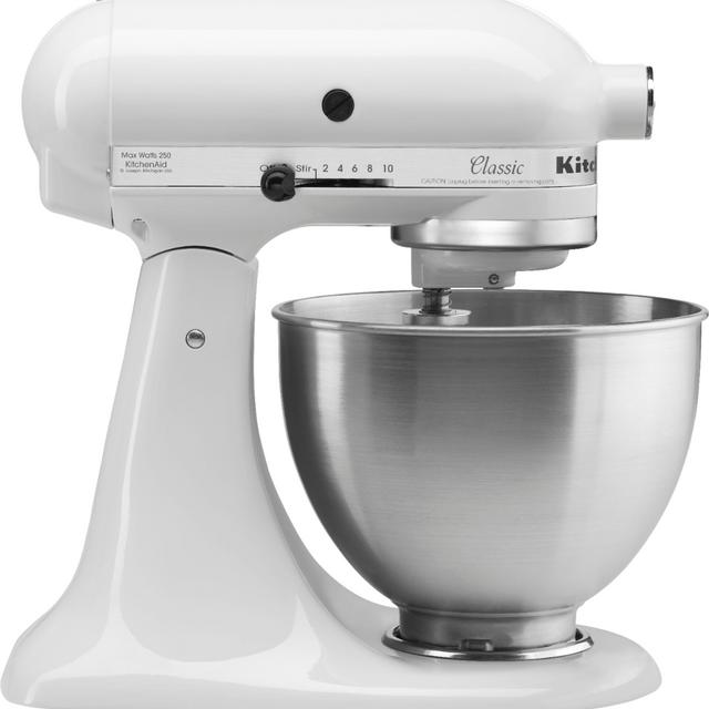 KitchenAid - Classic™ Series 4.5 Quart Tilt-Head Stand Mixer - White