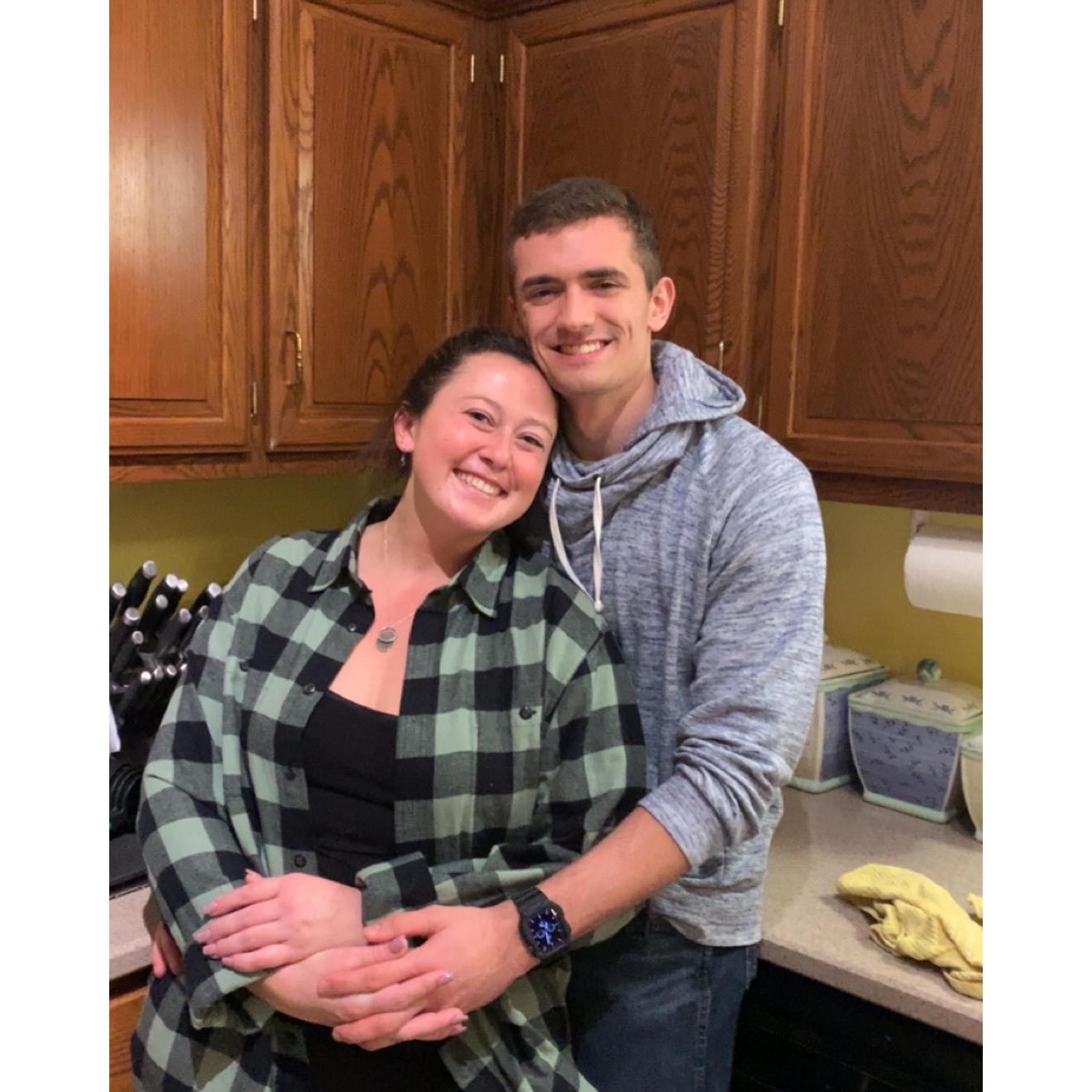 This was a few days before we "officially" started dating