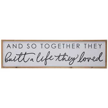 Built A Life They Loved Wood Wall Decor