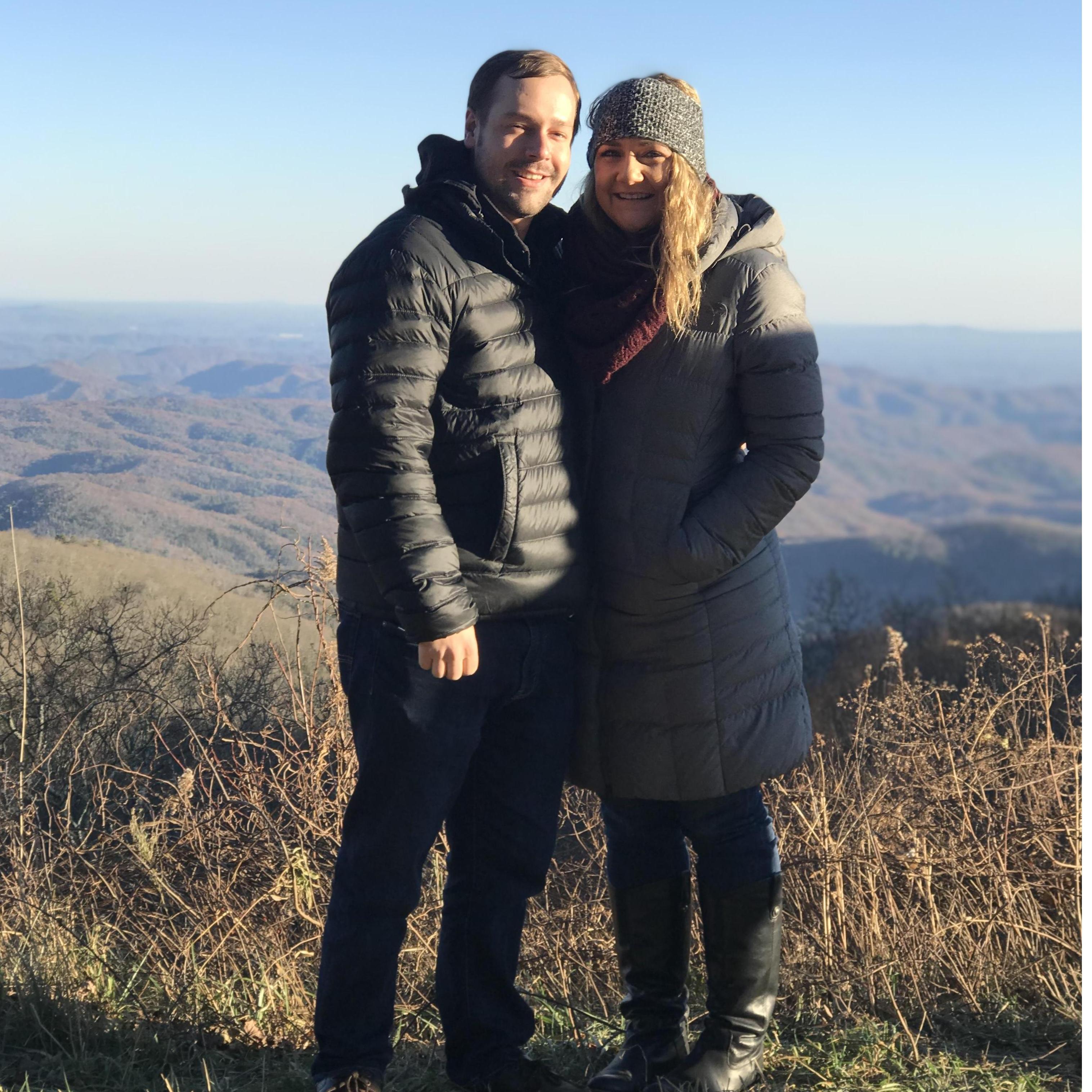 One of our many trips to Blowing Rock.