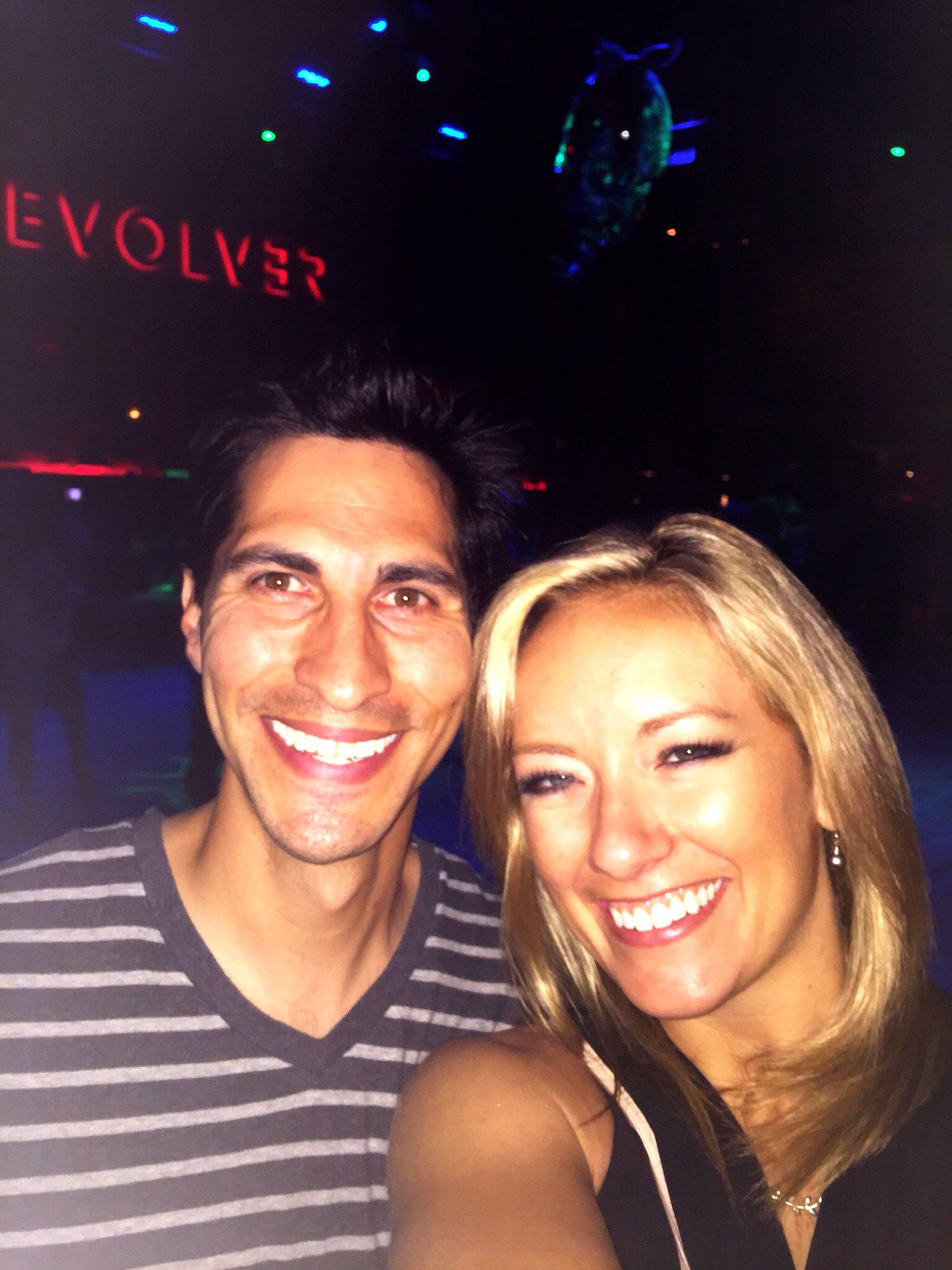 Our first date! Ryan took me country line dancing!