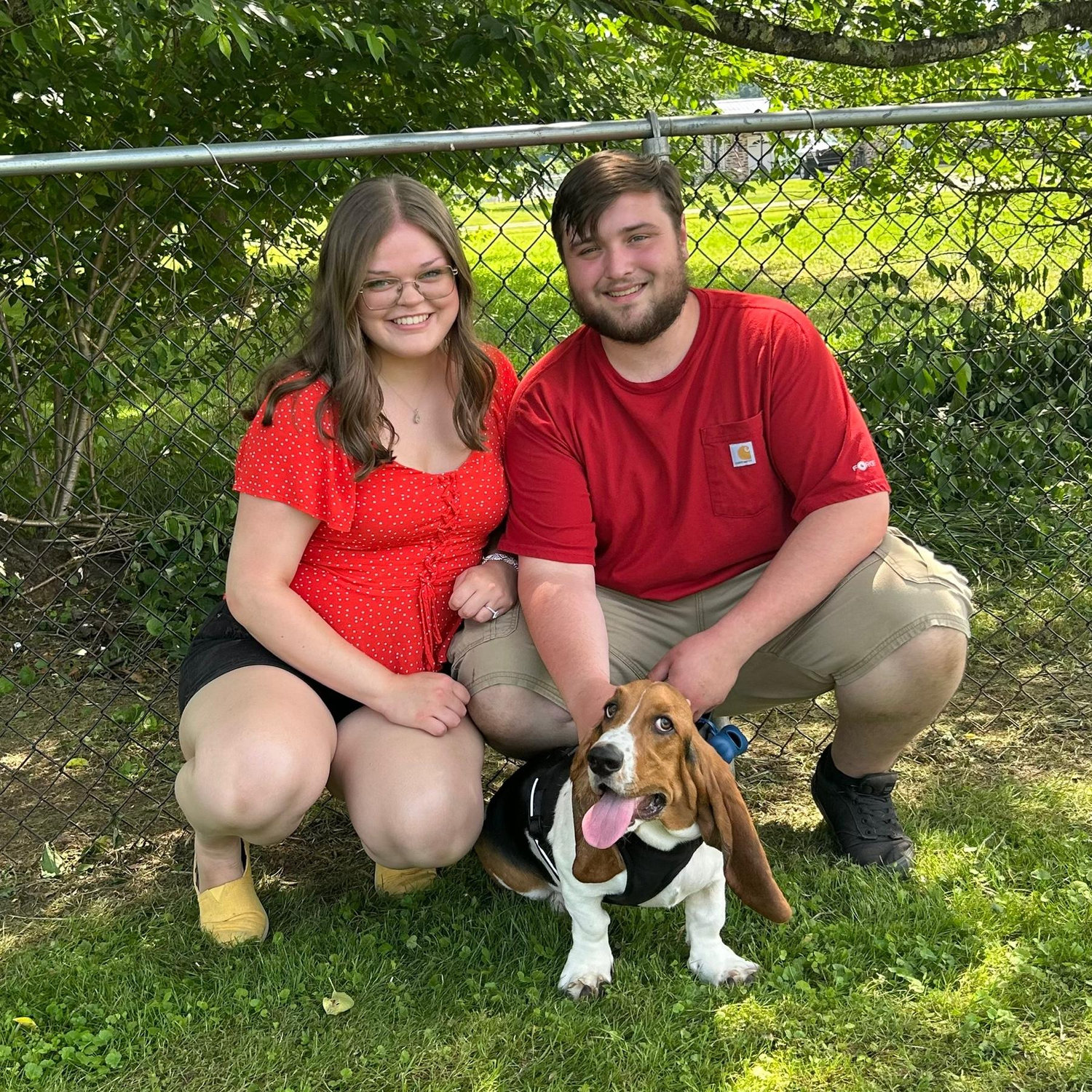 Our basset hound, Pete (:
He loves everyone and everything!
