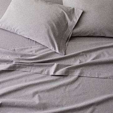 Organic Flannel Solid Sheet Set [Queen]