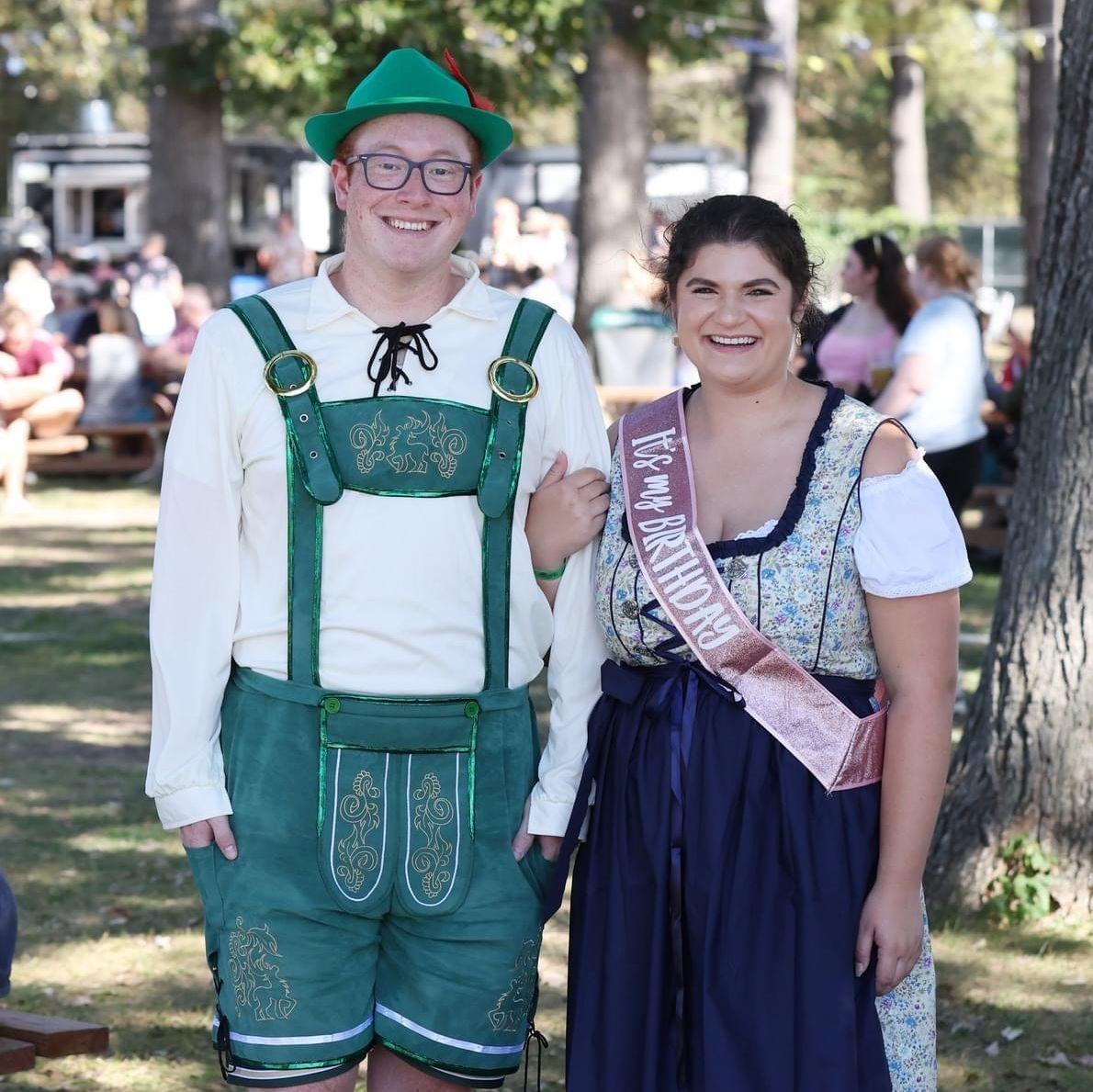 Sep 2024: Celebrating Leigh's 25th birthday at Oktoberfest!